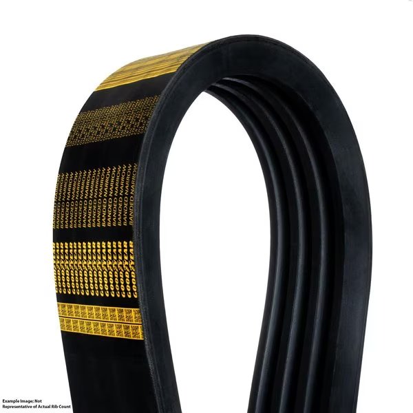Narrow Wrapped with Aramid Banded V-Belt, 5V Profile, 8 Ribs, 180